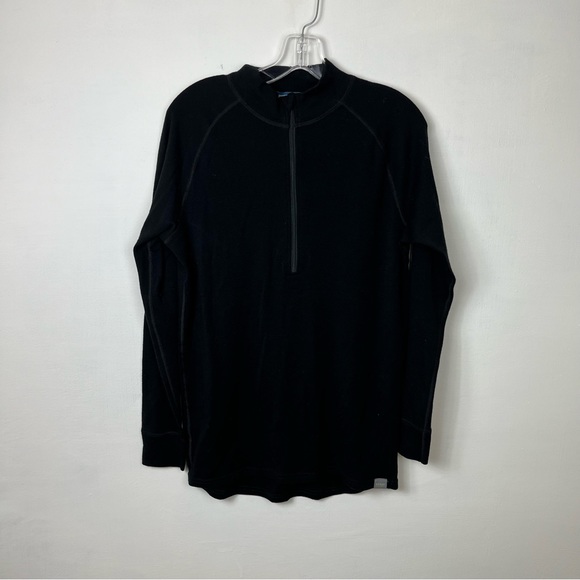 Meriwool Layers Men’s 250g Merino Extra Fine 1/4 Zip Sweater Size L - Picture 1 of 12